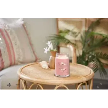 Świeca woskowa cylindryczna Yankee Candle 1629962E Cytrusowo-Kwiatowa Wanilia Różowa 157 mm 9,3 cm 567 g