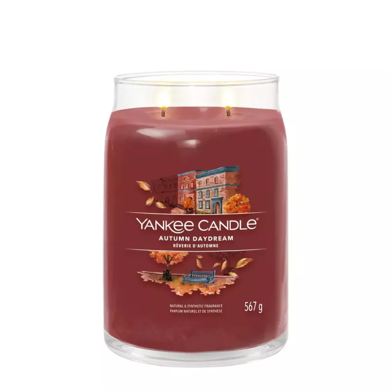 Świeca woskowa Yankee Candle 1743378E czerwona 157 mm wysokości 9,3 cm średnicy 567 g