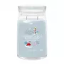 Świeca woskowa Yankee Candle North Pole Hideaway niebieska 157mm 567g