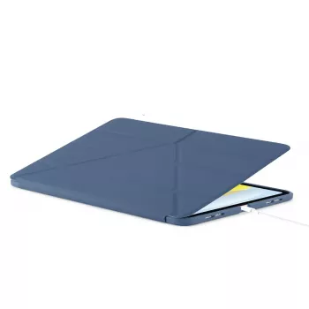 Etui z klapką do tabletu PIPETTO P052-51-V do iPad 10th Gen (10.9 cala) — mikrofibra i TPU, 5 trybów podstawki