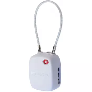 Lokalizator bagażu Boompods LOCK TSA TTSAWT Biały - Bluetooth lokalizator bagażu kompatybilny z zamkami zatwierdzonymi przez TSA