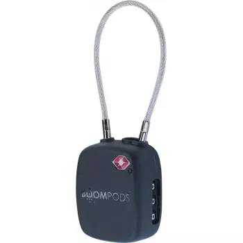 Lokalizator bagażu Boompods LOCK TSA Universal szary z łącznością Bluetooth i kompaktową konstrukcją