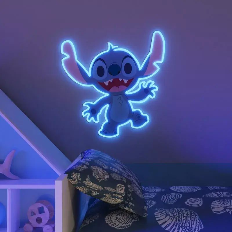 Figurka dekoracyjna świetlna YELLOWPOP Full Stitch Body niebieska LED 278 mm