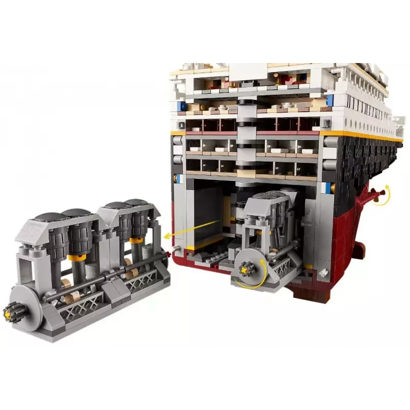 LEGO zestaw konstrukcyjny ICONS 10294 Titanic replika modelu — 9 090 elementów, 18+