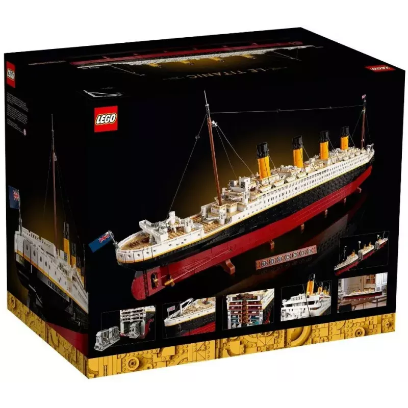 LEGO zestaw konstrukcyjny ICONS 10294 Titanic replika modelu — 9 090 elementów, 18+