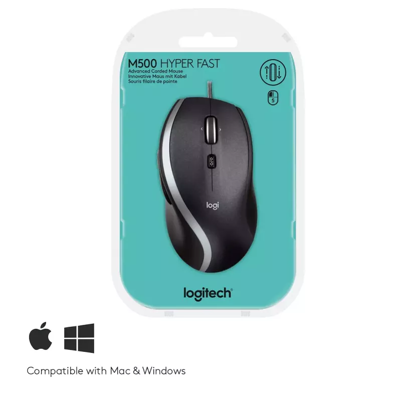 Mysz Logitech LGT-M500 USB Type-A
