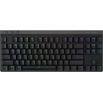 Mechaniczna klawiatura gamingowa bez bloku numerycznego Logitech G515 LIGHTSPEED TKL Czarna, układ węgierski