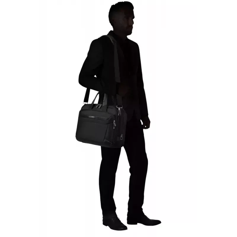 Aktówka Samsonite PRO-DLX 6 39.6 cm rozszerzana czarna