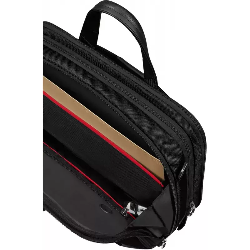 Aktówka Samsonite PRO-DLX 6 39.6 cm rozszerzana czarna