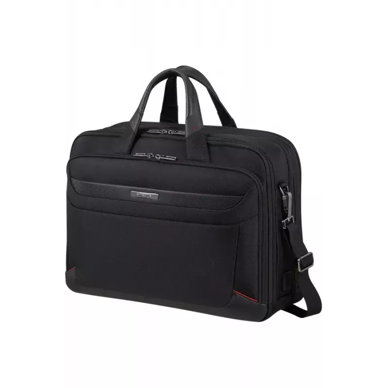 Aktówka Samsonite PRO-DLX 6 43,9 cm Czarna Rozszerzalna
