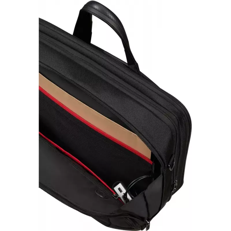 Aktówka Samsonite PRO-DLX 6 43,9 cm Czarna Rozszerzalna
