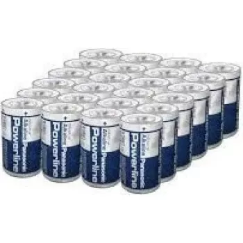 Bateria Panasonic Powerline Mono LR2020AD opakowanie 24 szt., specyfikacja baterii pastylkowej