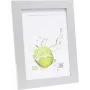 Ramka na zdjęcia Deknudt S66KD1 P1 30x40, drewniana srebrna z passe-partout