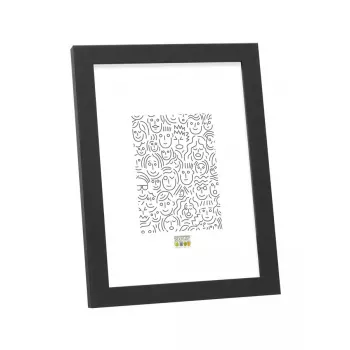 Pojedyncza ramka na zdjęcie Deknudt S44CF2 1 czarna szkło MDF 150x200mm