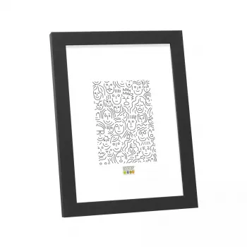 Pojedyncza ramka na zdjęcie Deknudt S44CF2 Czarna 30X45 Szkło MDF