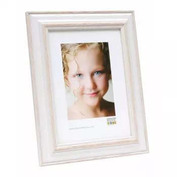 Pojedyncza ramka na zdjęcia Deknudt S221H1 Beżowa Biała 150 mm x 200 mm