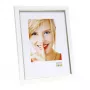 Pojedyncza ramka na zdjęcia Deknudt S46AF1 Srebrna Biała MDF Plastik 318x12x418mm
