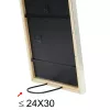 Pojedyncza ramka na zdjęcia Deknudt S41JD1 srebrna 311x434 mm