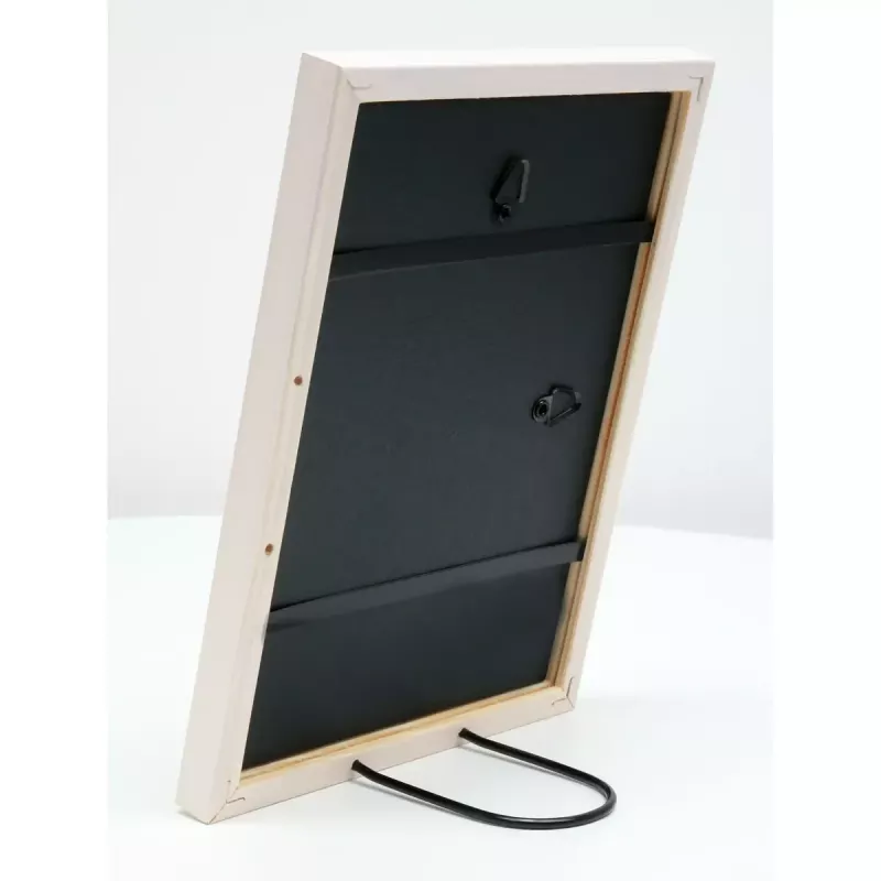 Pojedyncza ramka na zdjęcia Deknudt S41JL1 biała drewniana 311x434mm