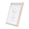 Pojedyncza ramka na zdjęcia Deknudt S46WG3 P1 Natural biały 199x259 mm