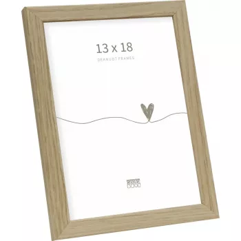 Ramka na zdjęcia Deknudt S47CJ1 13x18 cm Solid Oak — drewniana ramka portretowa
