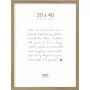 Ramka na zdjęcia Deknudt S47CJ1 solid oak 30×40 cm – do montażu na ścianie i ustawienia na stole