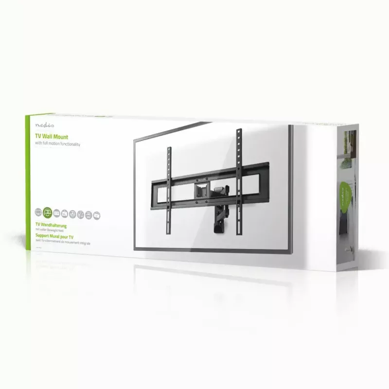 Uchwyt do TV stojak Nedis TVWM1550BK do ekranów 94–177,8 cm (37 cali–70 cali), maks. VESA 600x400, maks. obciążenie 25 kg, czarny
