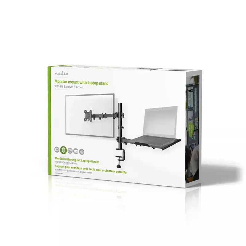 Uchwyt do monitora Nedis MMSISNB110BK 81,3 cm 32 cale Biurko Czarny