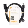 Nedis CCGL60010BK20 kabel przedłużający USB 2.0, wtyk A - gniazdo A, 2 m, czarny