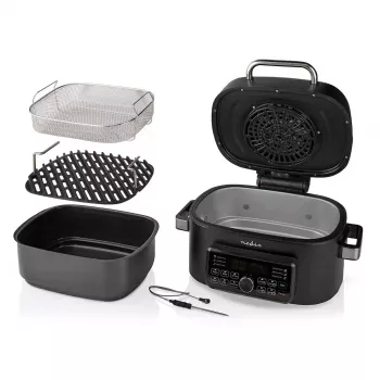 Gorące powietrze frytkownica Nedis KAAFG600BK 6 l 1660 W czarna