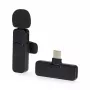 Bezprzewodowy ładowalny mikrofon krawatowy USB-C Nedis MICW110BK