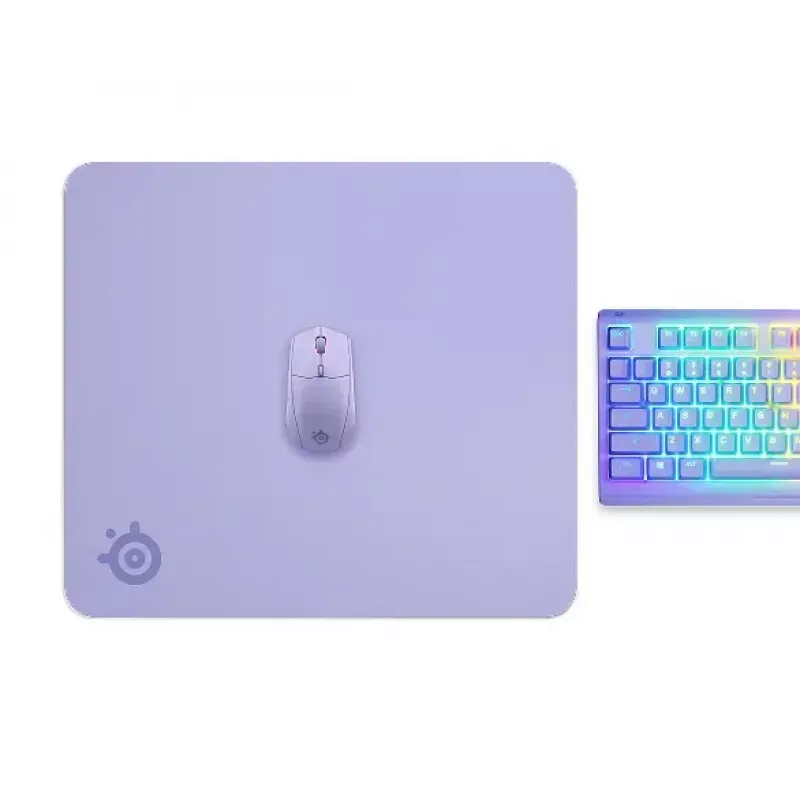 Podkładka pod mysz Steelseries QcK Large Lavender 490x420mm Mikrofibra Guma