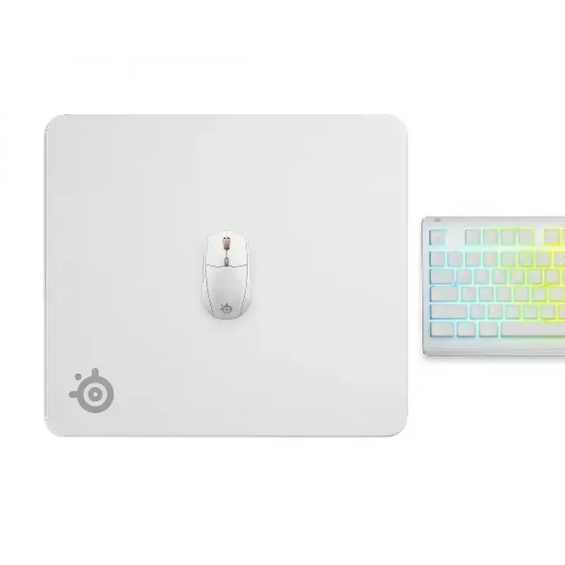 Podkładka pod mysz Steelseries QcK Large biały 490x420mm Mikrofibra