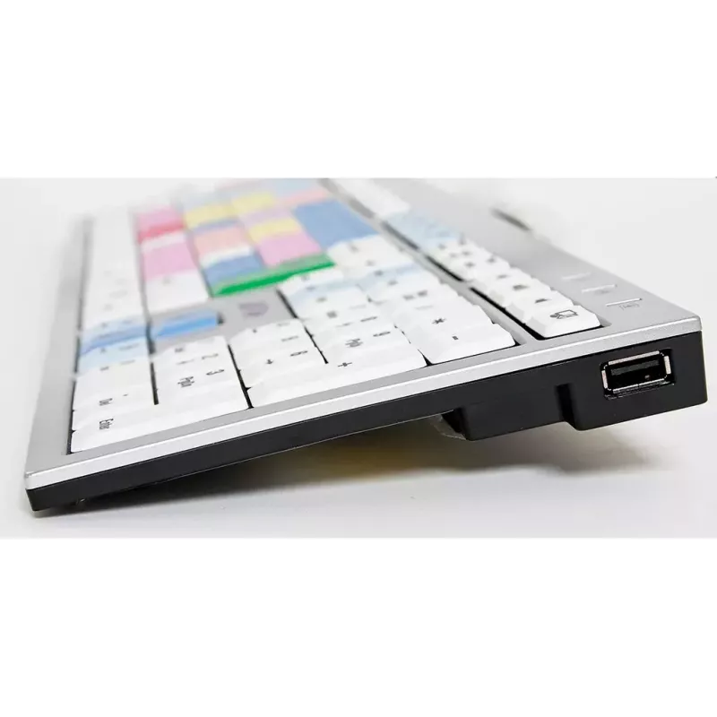 Klawiatura Logickeyboard LKB-MCOM4-AJPU-UK Office USB Wielokolorowa
