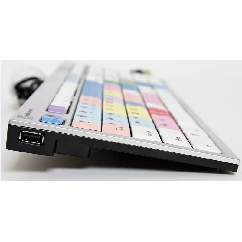 Klawiatura Logickeyboard LKB-MCOM4-AJPU-UK Office USB Wielokolorowa