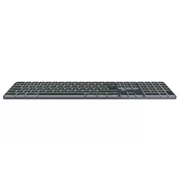 Klawiatura LogicKeyboard SKB-TM-UK pełnowymiarowa USB + Bluetooth, QWERTY UK English, tytanowa