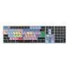 Pełnowymiarowa klawiatura Bluetooth LogicKeyboard LKB-MCOM4-TM — układ QWERTY niemiecki, 109 klawiszy, szary tytanowy