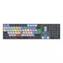 Pełnowymiarowa klawiatura Bluetooth LogicKeyboard LKB-MCOM4-TM — układ QWERTY niemiecki, 109 klawiszy, szary tytanowy