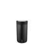 Stelton To Go Click 200 ml Czarny Podróżny Kubek ze Stali Nierdzewnej