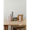 Kubek termiczny Stelton To Go Click 400 ml Szary pokrywka ze stali nierdzewnej wnętrze z polipropylenu 72×80 mm