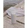 Kubek termiczny Stelton To Go Click 400 ml Szary pokrywka ze stali nierdzewnej wnętrze z polipropylenu 72×80 mm