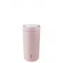 Stelton To Go Click 400 ml Różowy Polipropylen Stal nierdzewna