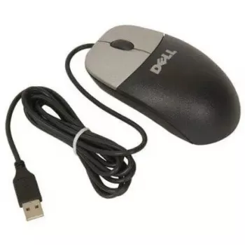 Mysz Dell przewodowa 2-przyciskowa mysz USB CJ339