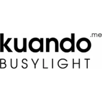 Wskaźnik statusu Kuando Busylight UC Alpha Puder zasilany przez USB — wskaźnik obecności na biurko