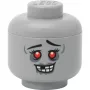 Głowa do przechowywania 'Zombie' mini by room copenhagen — kompatybilny z LEGO pojemnik do przechowywania, szary