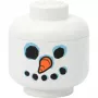 Storage Head Snowman mini od room copenhagen — organizer na klocki i zabawki kompatybilny z LEGO, biały