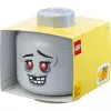 Storage Head Large by room copenhagen — pojemnik do przechowywania kompatybilny z LEGO „Zombie” (szary)