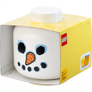 Pojemnik do przechowywania Snowman duży od room copenhagen — kompatybilny z LEGO, biały
