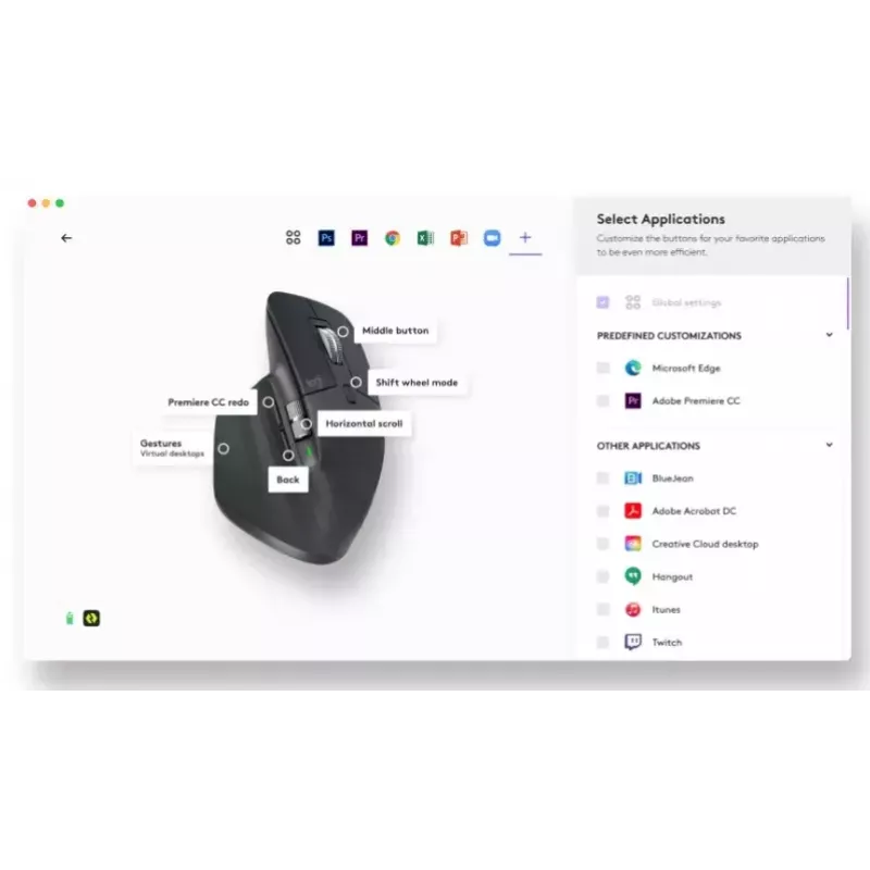 Logitech MX Master 3S bezprzewodowa mysz RF + Bluetooth
