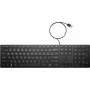 Klawiatura przewodowa HP 320K WD L96909-031, układ UK